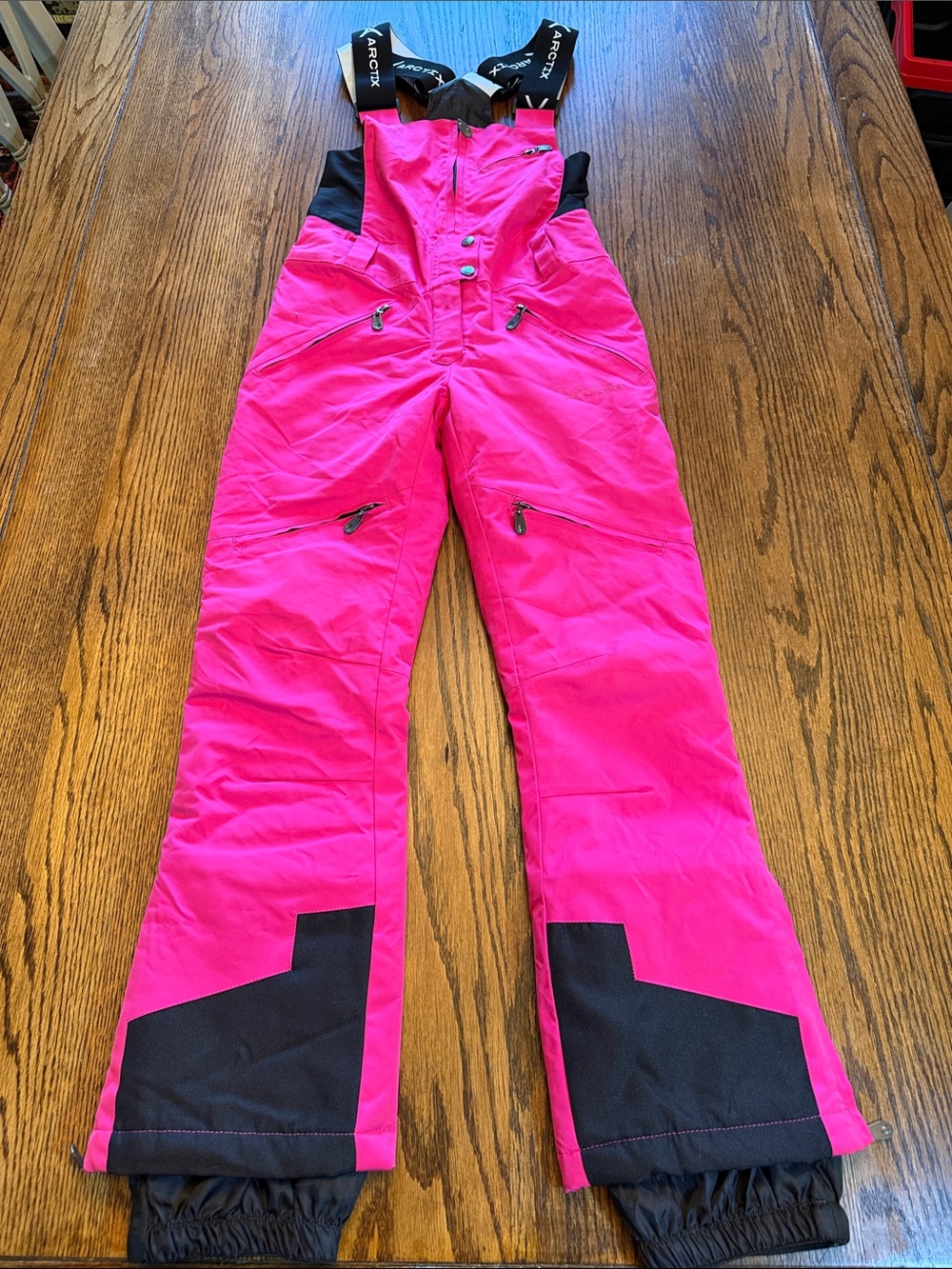 Arctix Hot Pink & Black Women's Ski Bib Pants